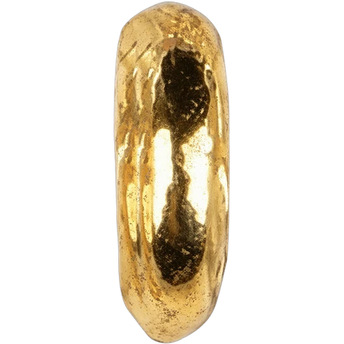 18K Gold Steel Disc