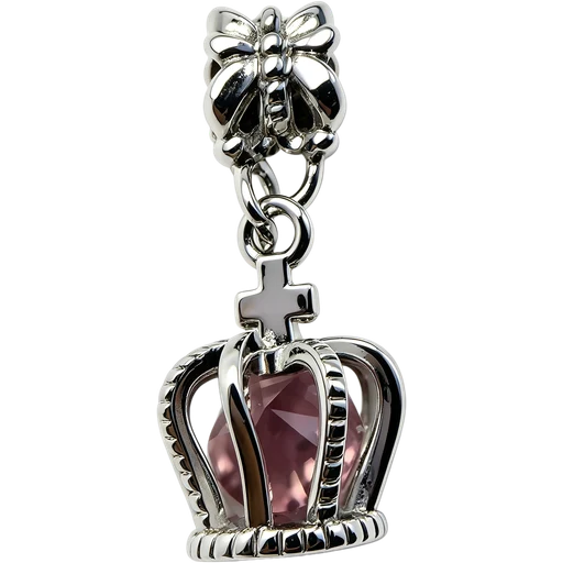 Crystal Crown Charm