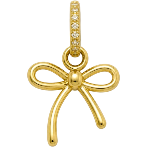 Gold Bow Charm