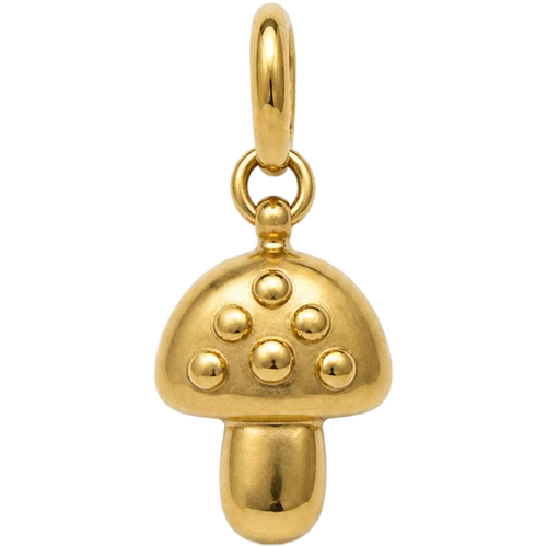 Gold Mushroom Charm