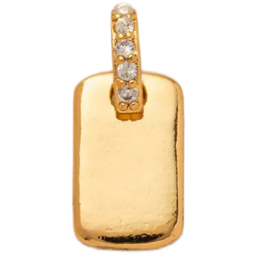 Polished Square Charm