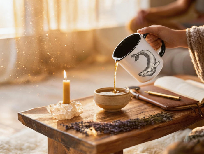 The morning pour — 15oz mug, first light