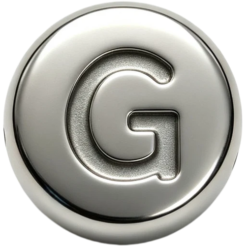 Silver Letter G Spacer