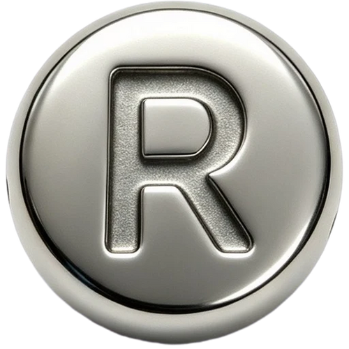 Silver Letter R Spacer