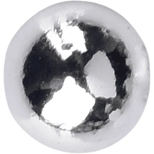 Silver Round Spacer