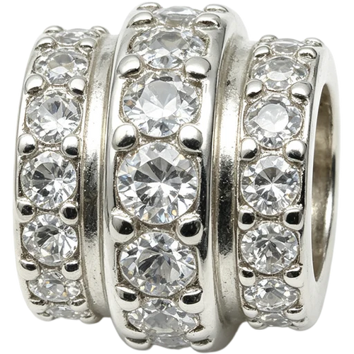 Triple Row Crystal Spacer