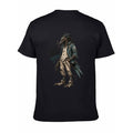 Bigfoot Cryptid Back Print Unisex Graphic Tee - black - 正面