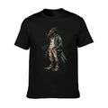 Bigfoot Cryptid Unisex Graphic Tee - black - 正面