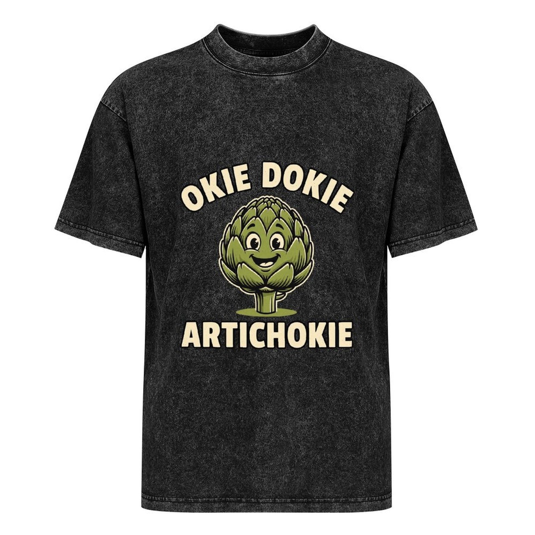 Okie Dokie Artichokie Washed Graphic Tee - Front
