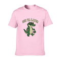 See Ya Later Crocodile Unisex Graphic Tee - Pale pink - 正面