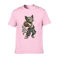 Mystic Owl Emblem Two-Sided Unisex Graphic Tee - Pale pink - 正面