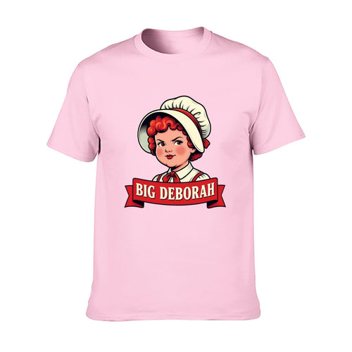 Big Deborah Unisex Graphic Tee - Pale pink - 正面
