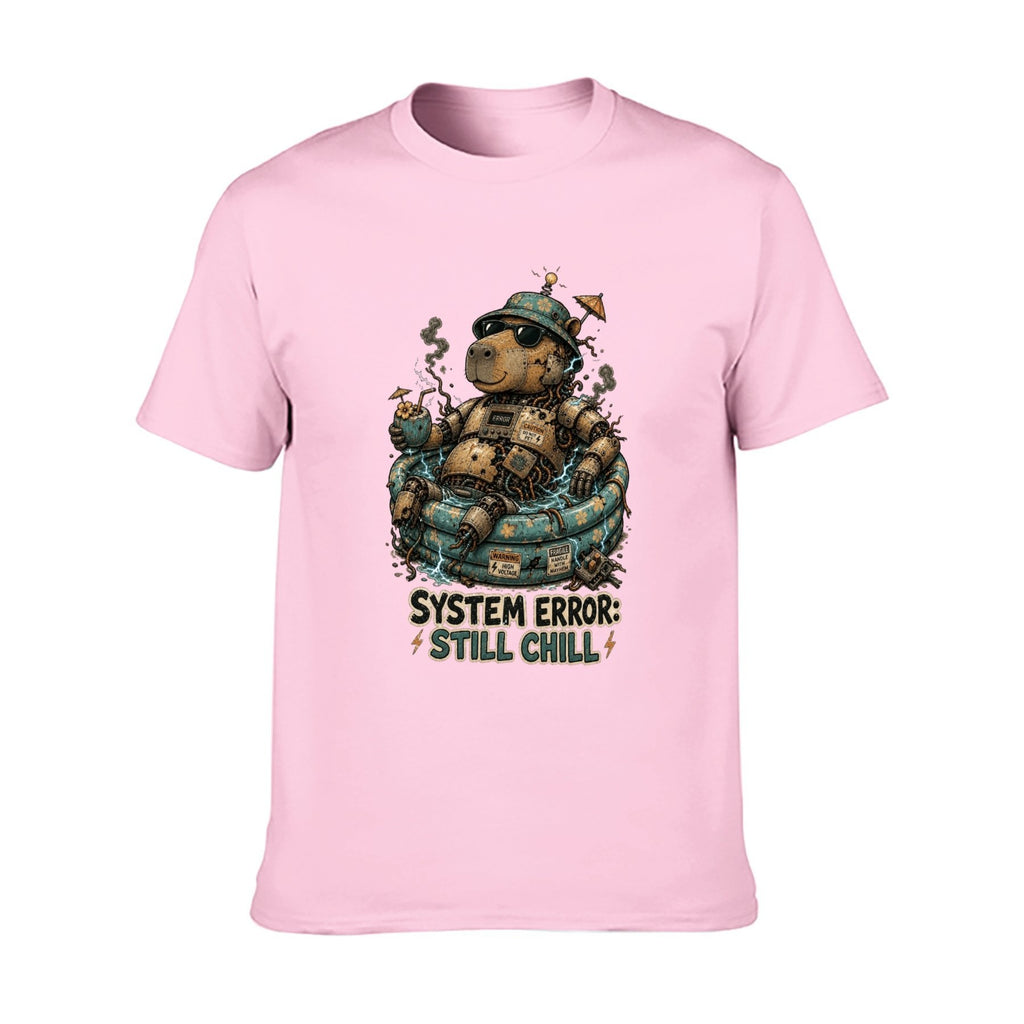 Paw Ritual Crest Two-Sided Unisex Graphic Tee - Pale pink - 正面