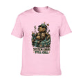Paw Ritual Crest Two-Sided Unisex Graphic Tee - Pale pink - 正面