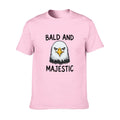 Bald and Majestic Eagle Unisex Graphic Tee - Pale pink - 正面
