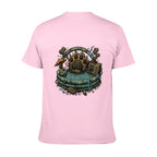Paw Ritual Crest Two-Sided Unisex Graphic Tee - Pale pink - 背面