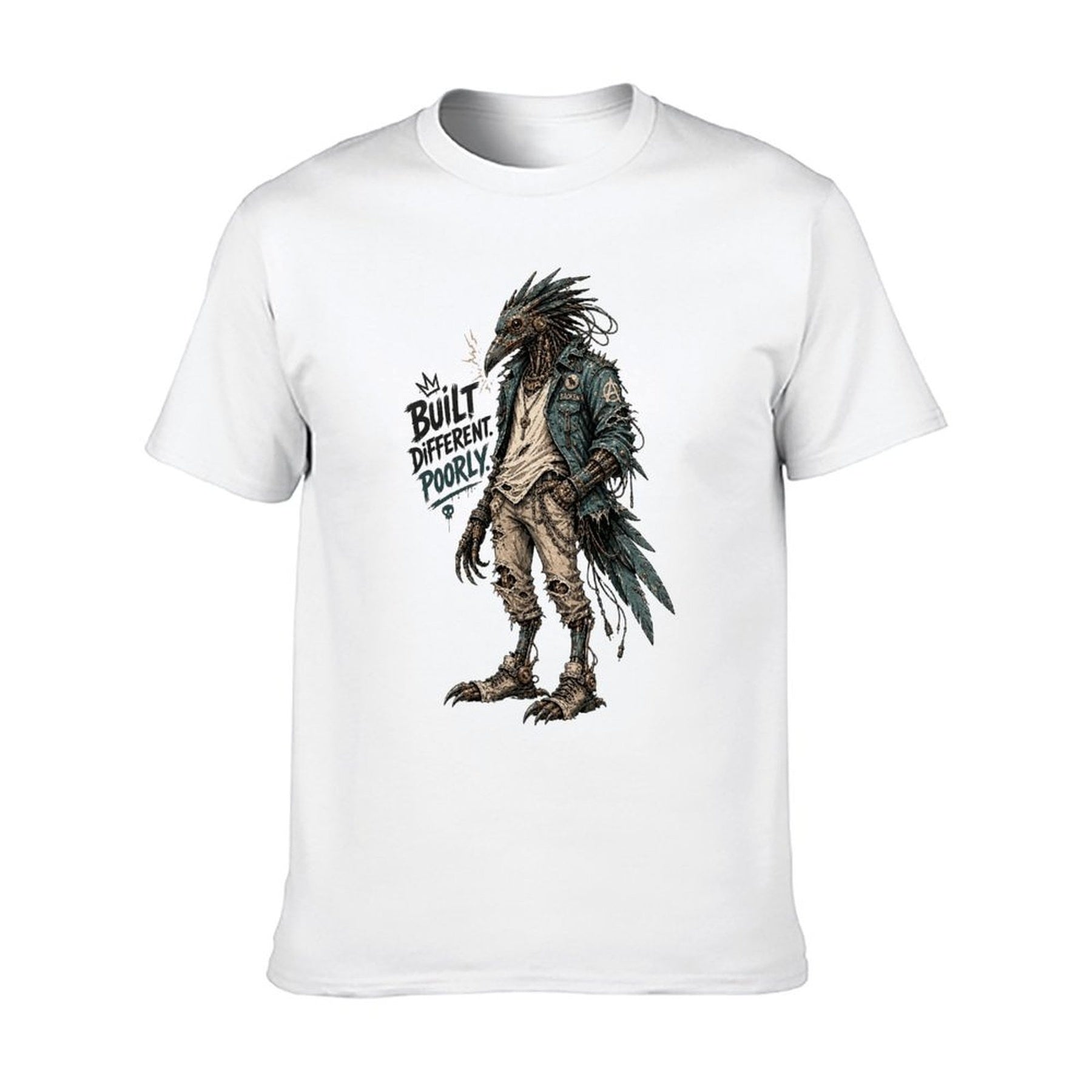 Bigfoot Cryptid Unisex Graphic Tee - white - 正面