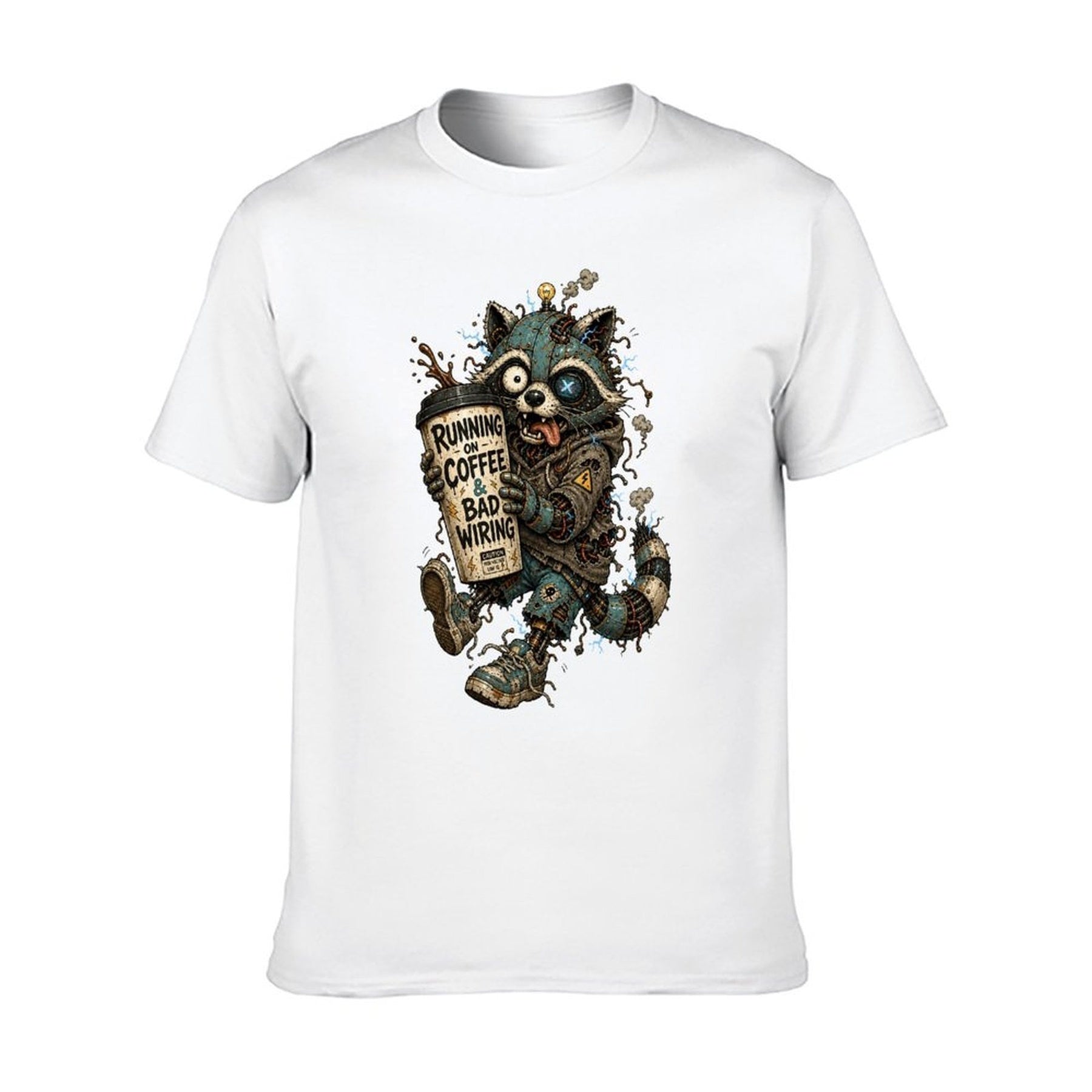 Little Monster Checklist Unisex Graphic Tee - white - 正面