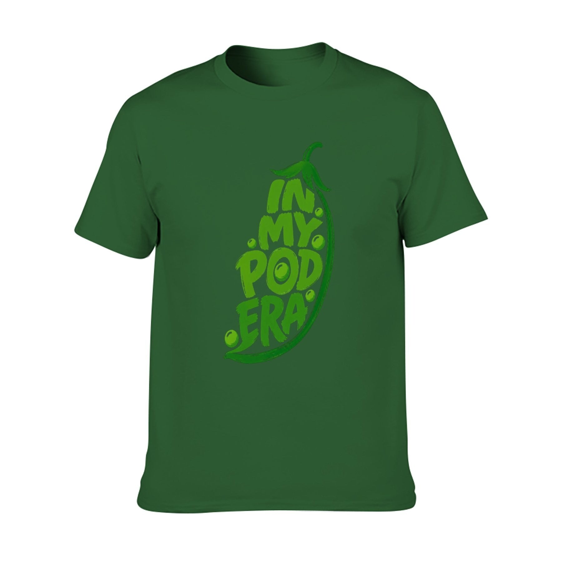 In My Pod Era Unisex Graphic Tee - army green - 正面