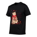 You Are Enough Today Cat Unisex Graphic Tee - black - 正面