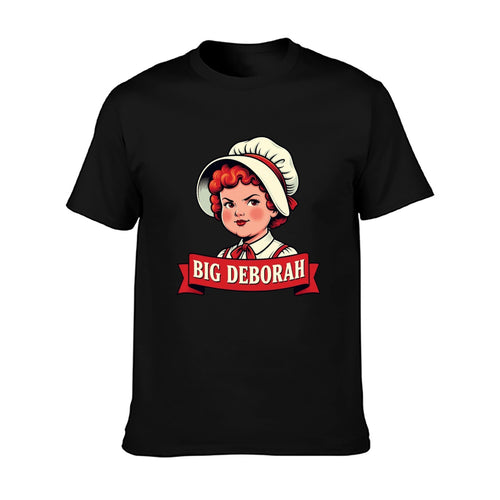 Big Deborah Unisex Graphic Tee - black - 正面