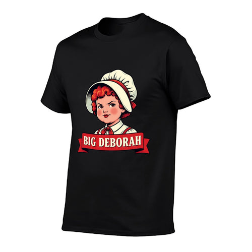 Big Deborah Unisex Graphic Tee - black - 正面