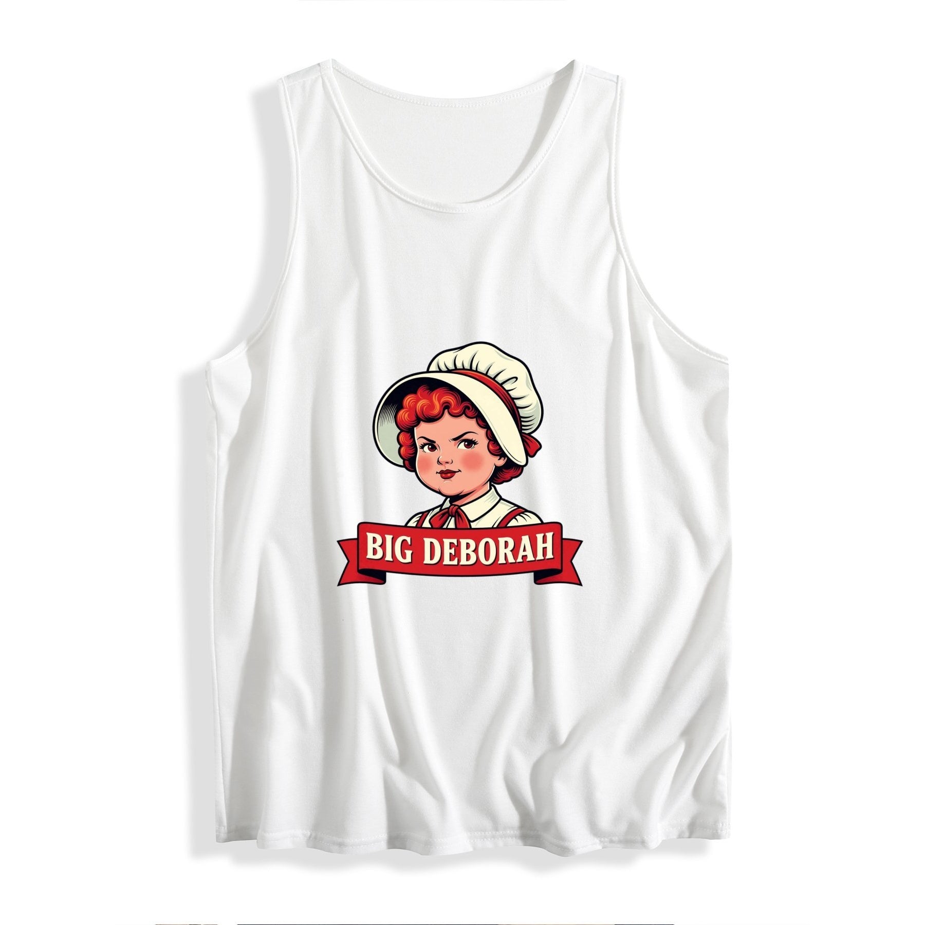 Big Deborah Women’s Graphic Tank - white - 正面