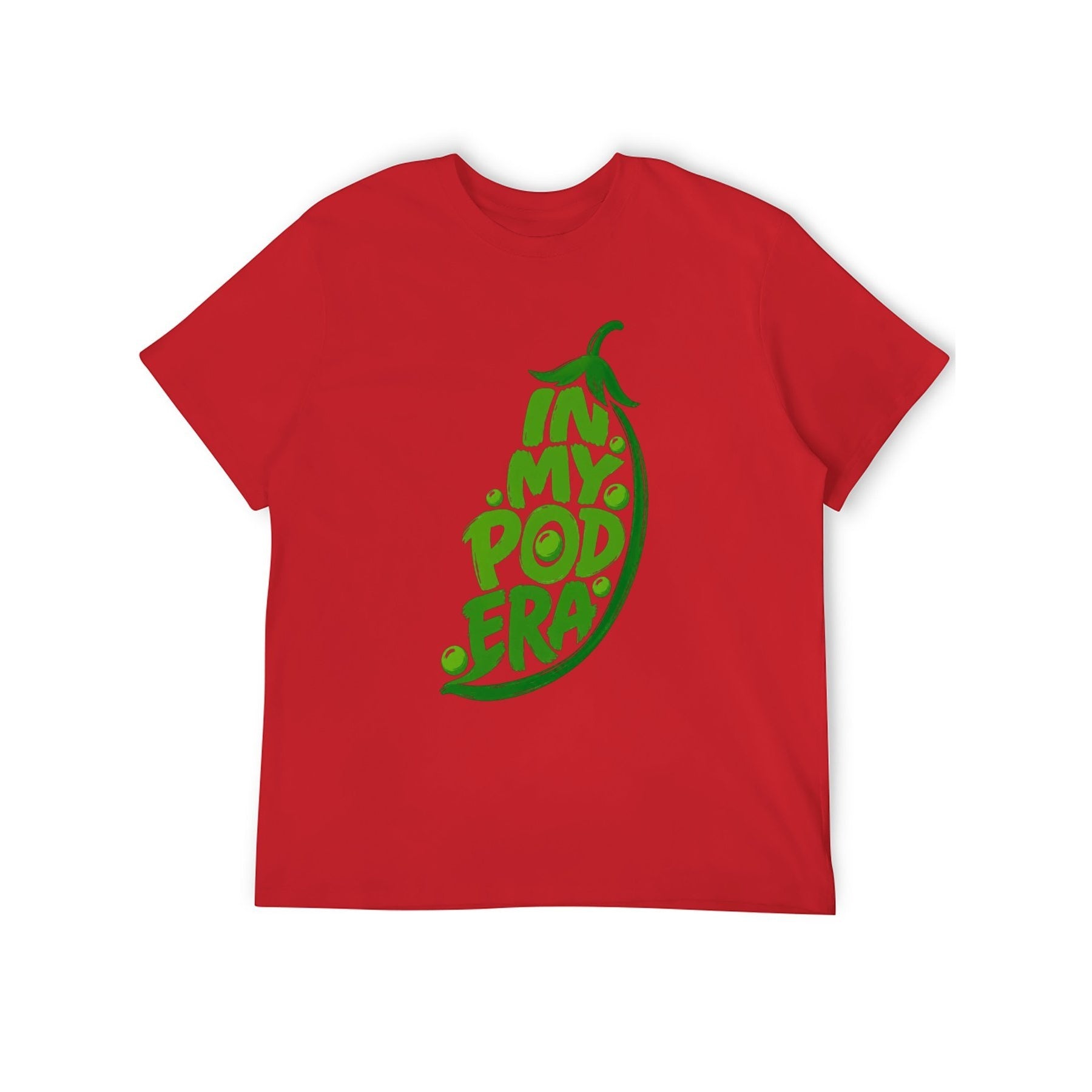 In My Pod Era Unisex Graphic Tee - red - 正面