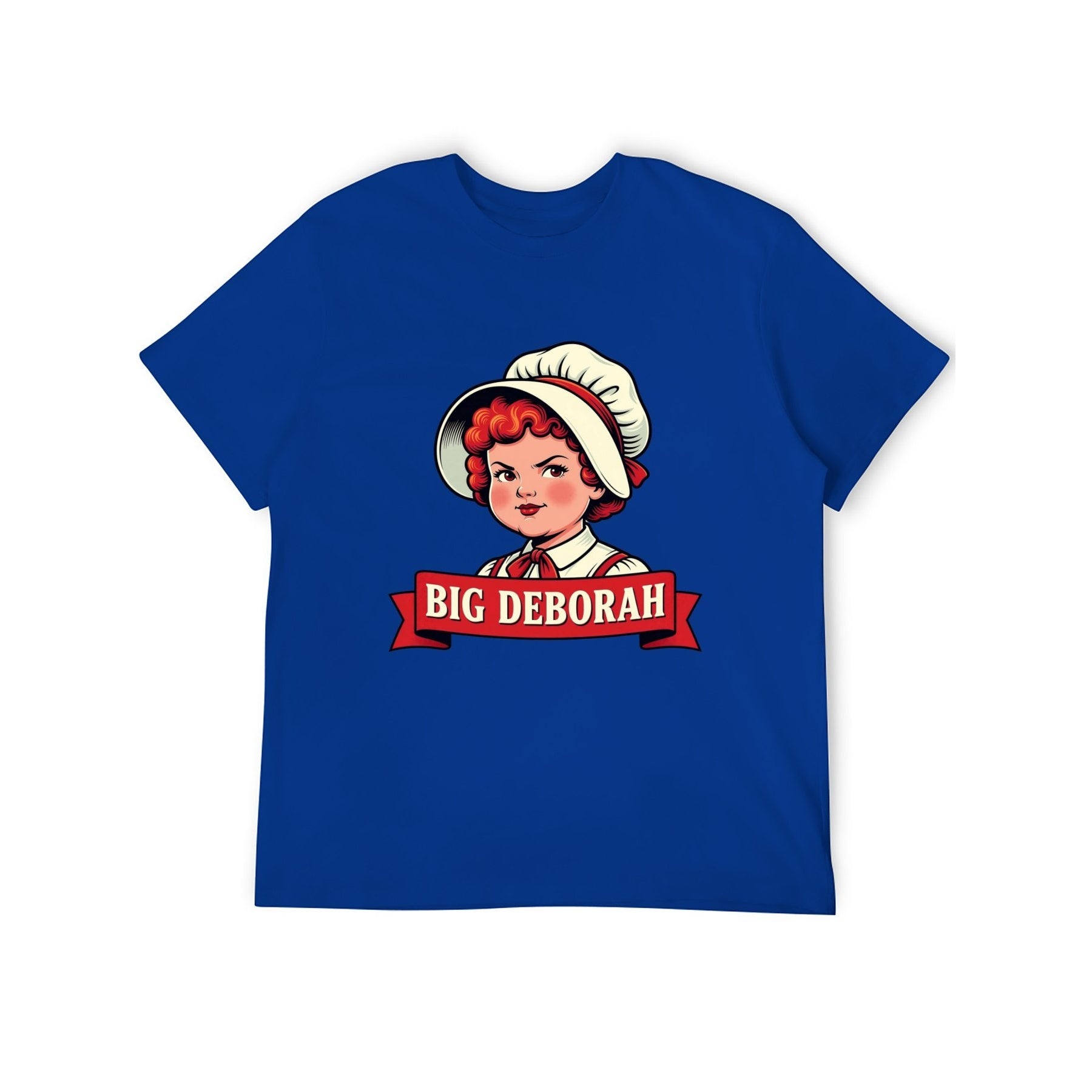 Big Deborah Unisex Graphic Tee - sapphire blue - 正面