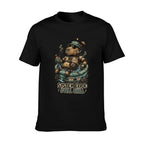 Paw Ritual Crest Two-Sided Unisex Graphic Tee - black - 正面