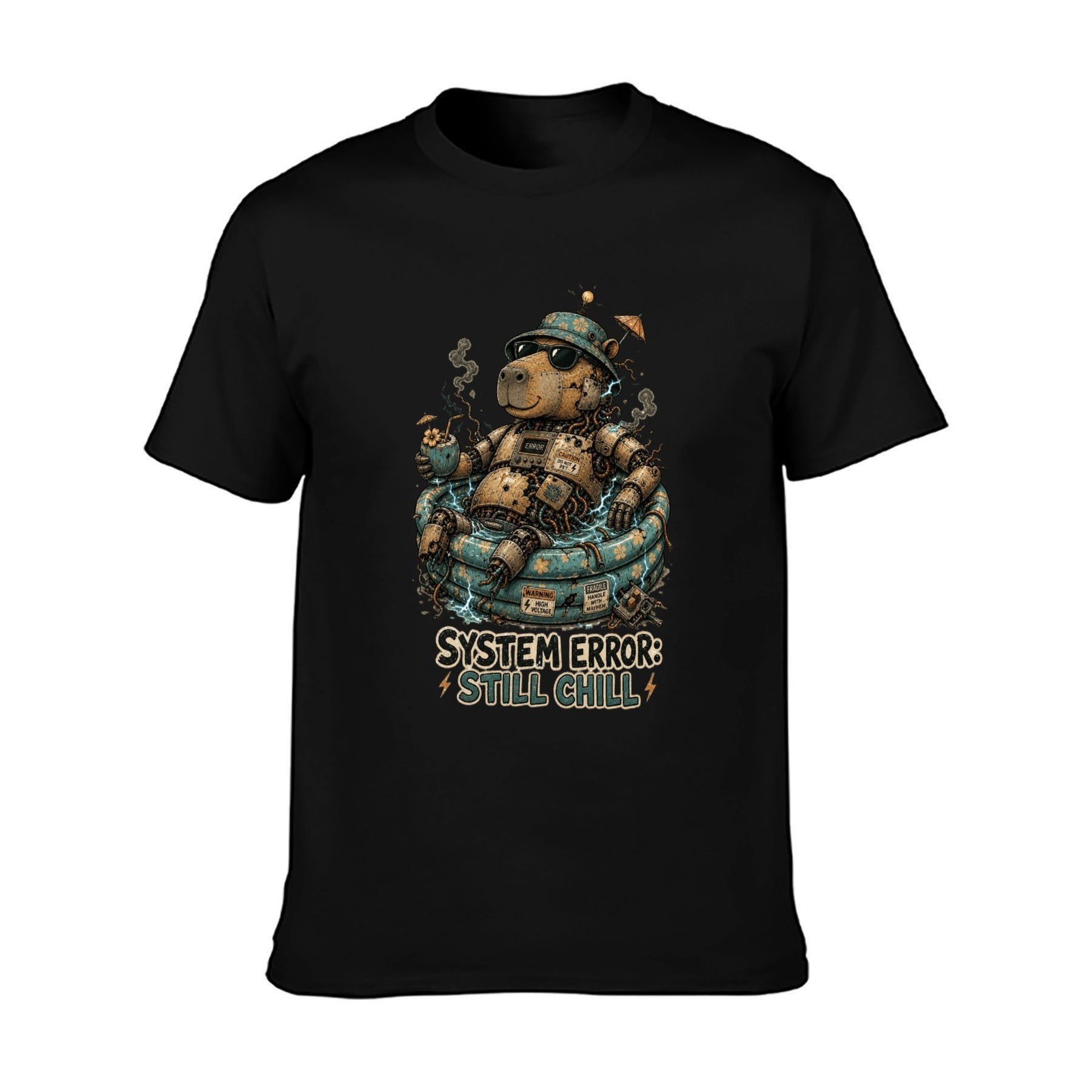 Paw Ritual Crest Two-Sided Unisex Graphic Tee - black - 正面