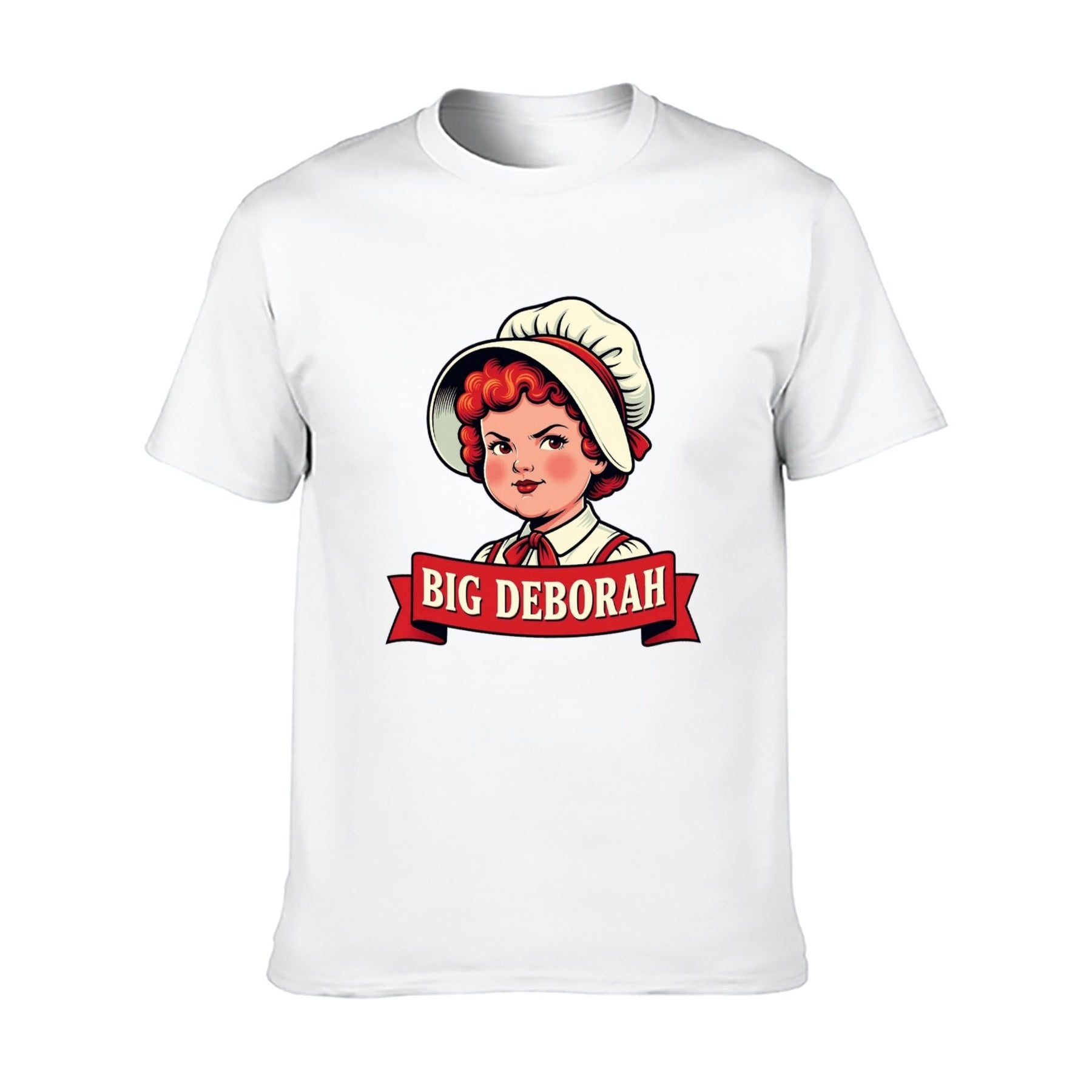 Big Deborah Unisex Graphic Tee - white - 正面