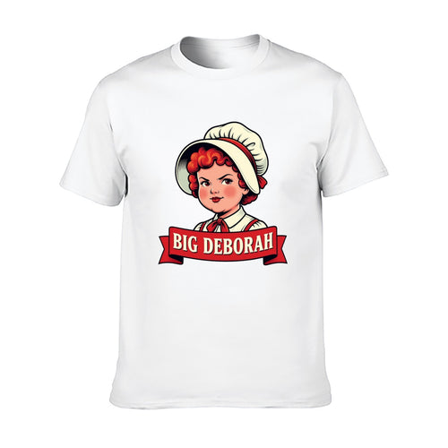 Big Deborah Unisex Graphic Tee - white - 正面