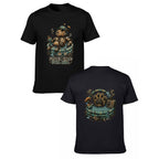 Paw Ritual Crest Two-Sided Unisex Graphic Tee - black - 正反两面