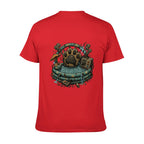 Paw Ritual Crest Two-Sided Unisex Graphic Tee - red - 背面
