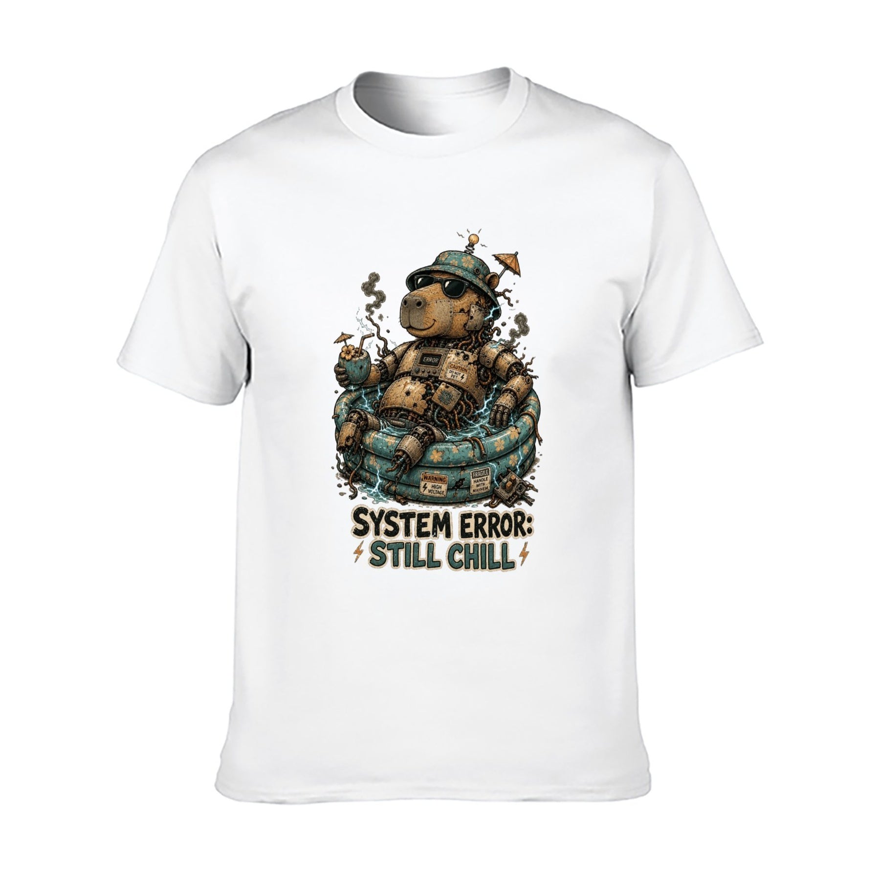 Paw Ritual Crest Two-Sided Unisex Graphic Tee - white - 正面