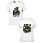 Paw Ritual Crest Two-Sided Unisex Graphic Tee - white - 正反两面