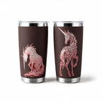 Rose Filigree Unicorn 20oz Tumbler