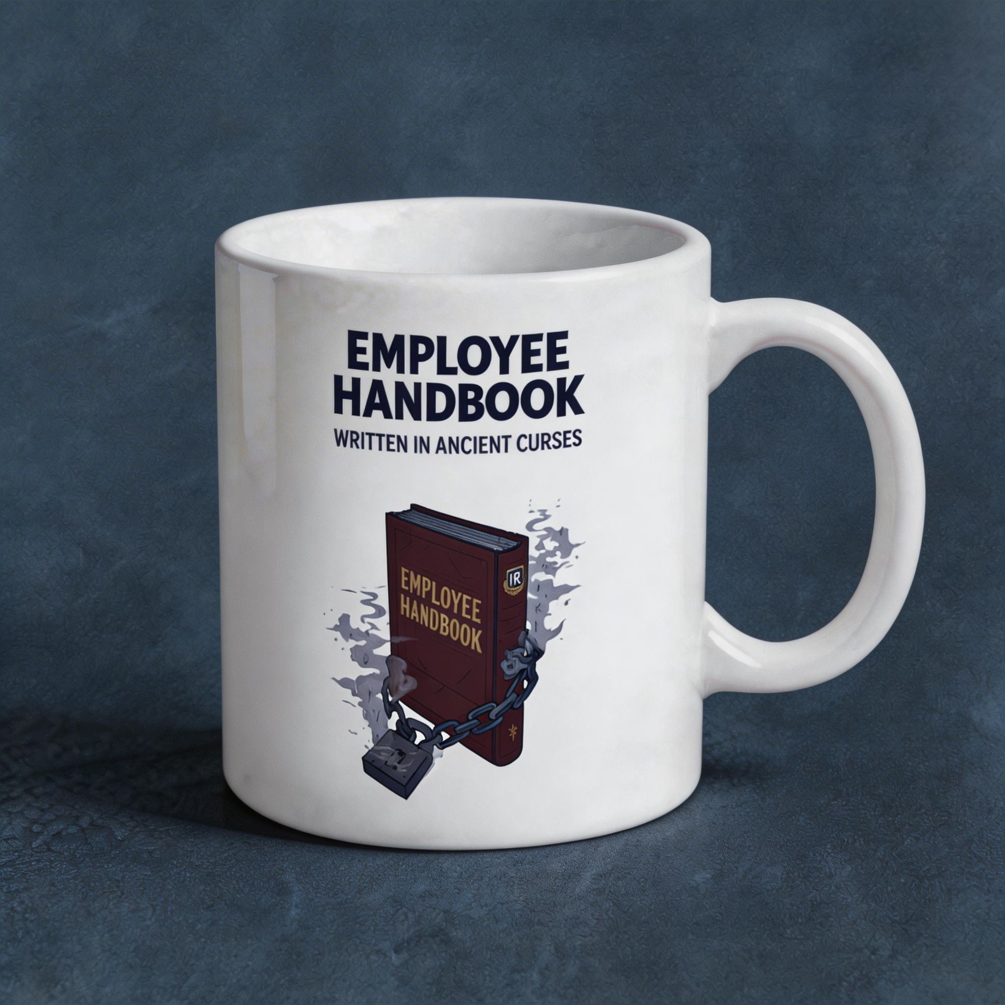 Employee Handbook: Written in Ancient Curses Ceramic Mug