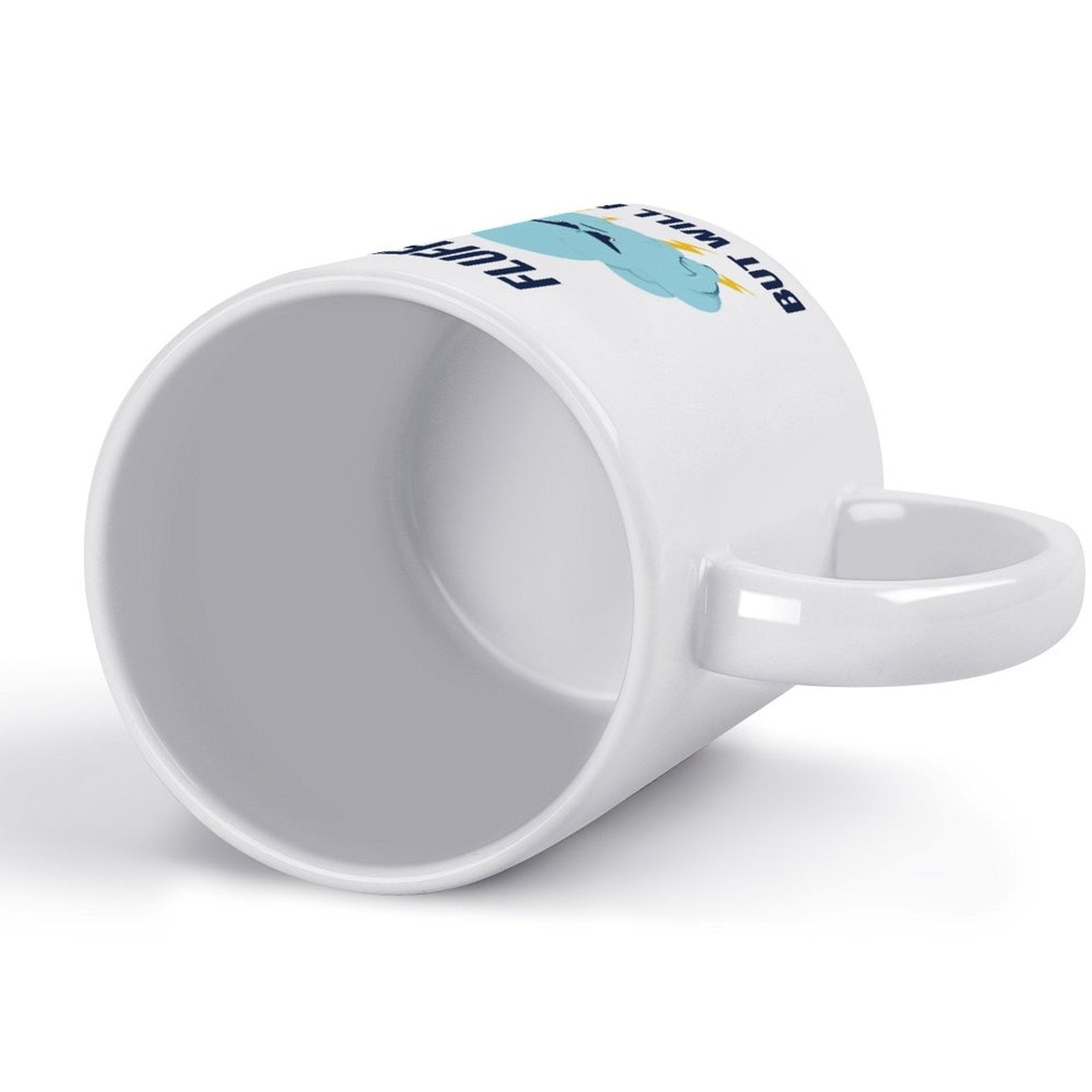 Fluffy But Will Fight Storm Cloud Ceramic Mug