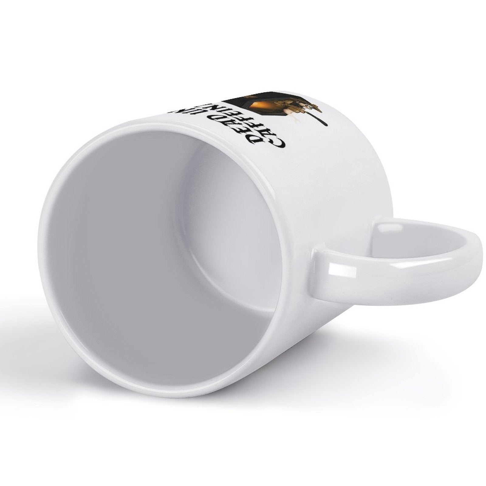 Dead Until Caffeinated Coffin Espresso Machine Ceramic Coffee Mug