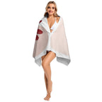 Boho Floral Harmony Microfiber Beach Towel