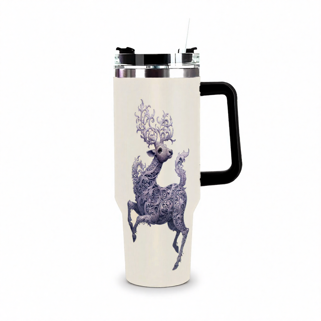 Baroque Deer 40oz Tumbler