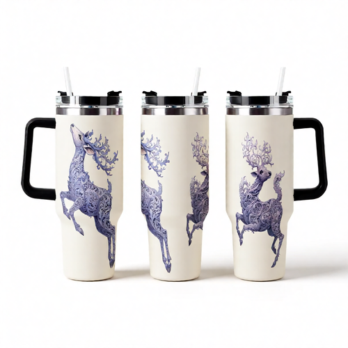 Baroque Deer 40oz Tumbler