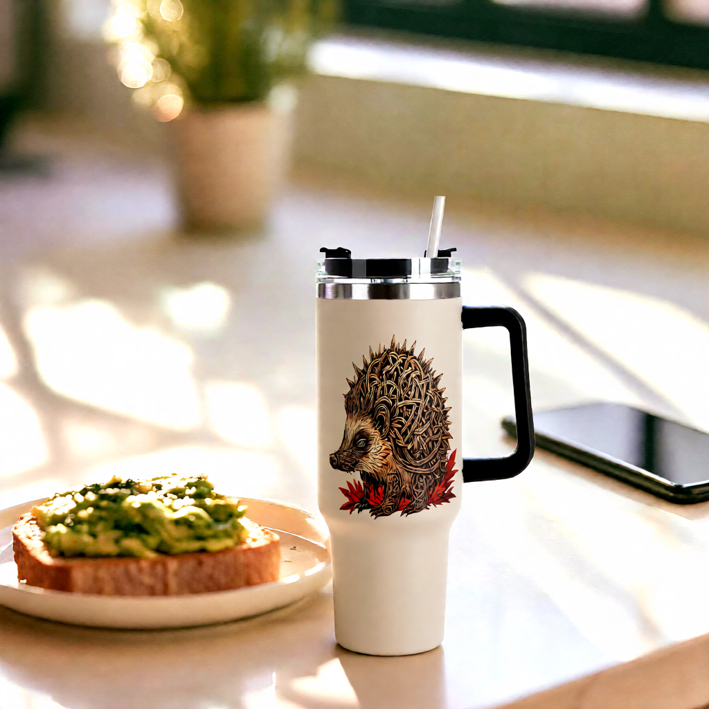 Celtic Hedgehog 40oz Tumbler