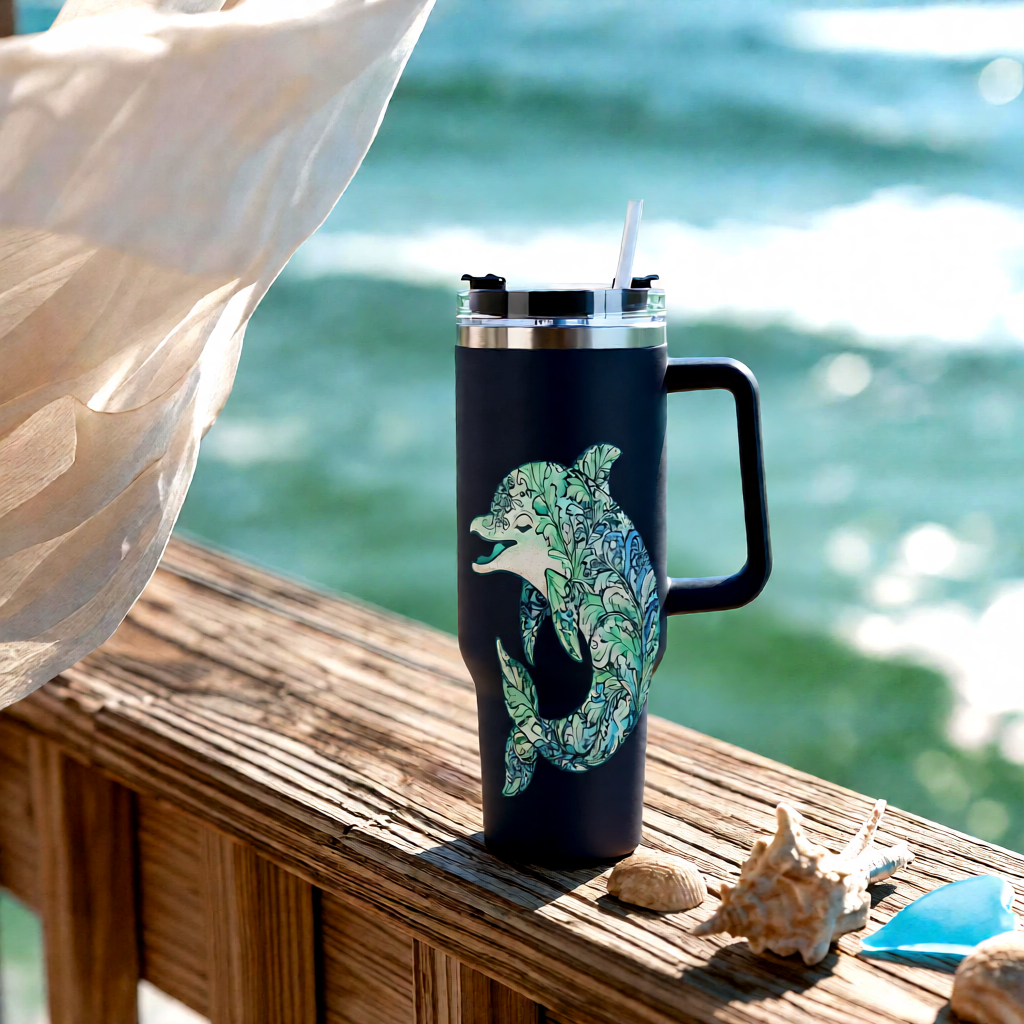 Tidewater Dolphin 40oz Tumbler