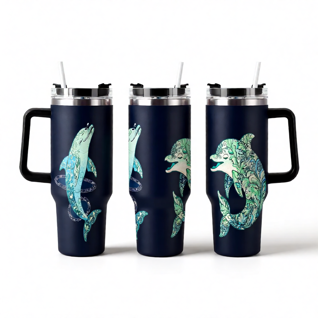 Tidewater Dolphin 40oz Tumbler