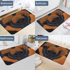 Art Deco Zenith Rounded Diatomite Bath Mat