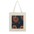 Aboriginal Dreamtime Spiral Art Canvas Tote Bag