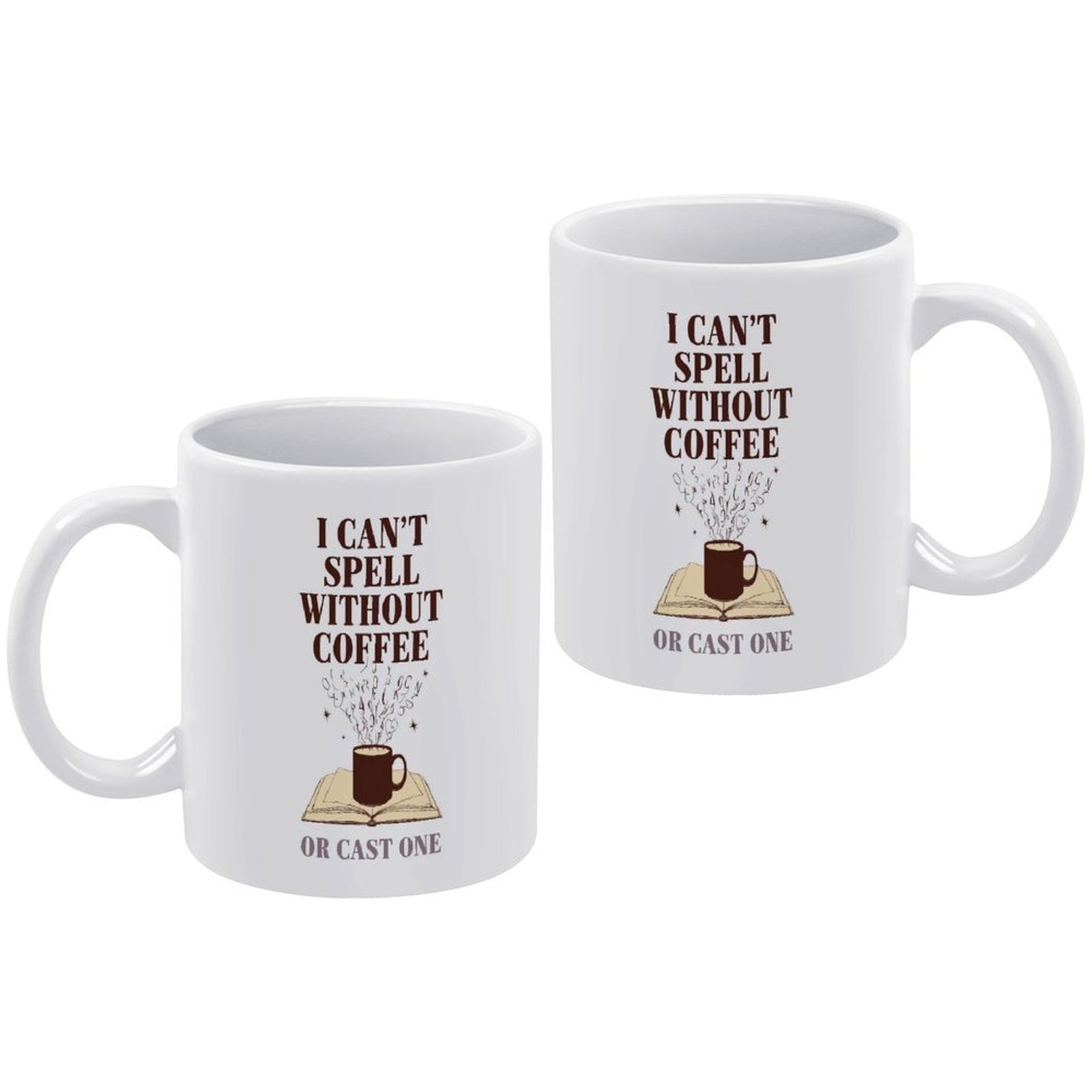 I Can't Spell Without Coffee Or Cast One Wizard Mug